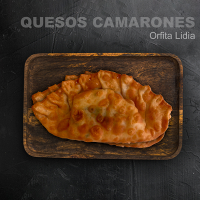 Empanada Quesos Camarones (horneada o frita)