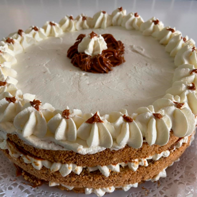 Torta Banoffee (apta para personas con diabetes)