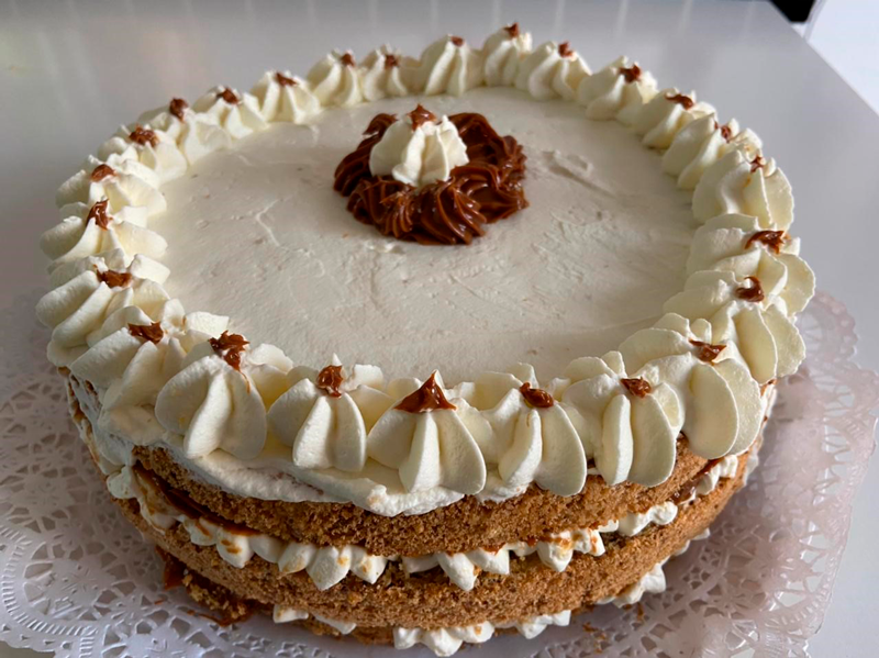 Torta Banoffee (apta para personas con diabetes)