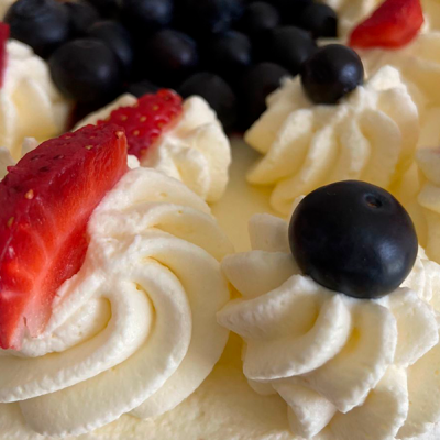 Torta Happy Berries (no apta para diabéticos)