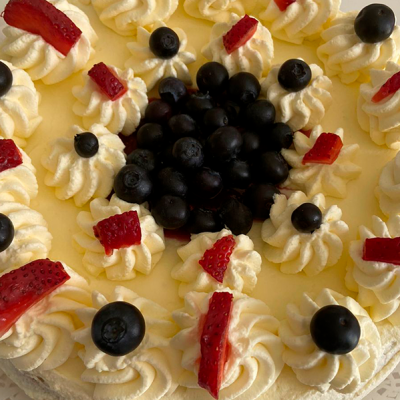 Torta Happy Berries (no apta para diabéticos)