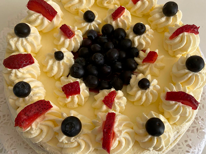 Torta Happy Berries (no apta para diabéticos)